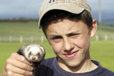 Nathan Davidson with his Ferrit Widget