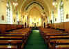 Interior of St Cuthbert's Church. Click on the link below to learn more