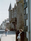 Margaret Harding Davis on visit to Maybole 1992.