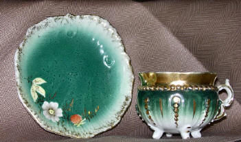 Mary Watson's Tea Cup and Saucer. Click on the photo for a larger image.