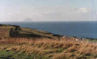 Ailsa Craig as seen from Dunure. Click on the photos for larger images.