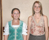Dancer Sarah Flynn and singer Elaine Wyllie. Click here to view full size.