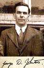 George D Johnston. Click on the image to see Mr Johnston with the rest of the teachers from 1946.