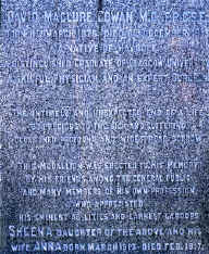 Memorial to Dr. David Cowan