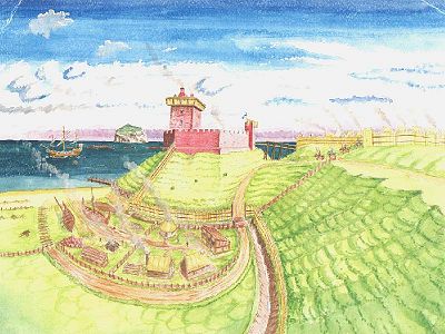 Reconstruction of North Berwick Castle