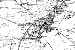 Click here for a large map of Maybole in 1859.