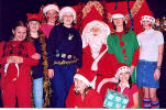 Santa had no shortage of helpers in Maybole, and the youngsters were congratulated on their fine work
