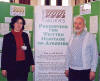 Checking out the Archives are Maybole Historical Society honorary president Murray Cook, and Jilly Boid, South Ayrshire Council's collection management officer.