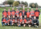 Pictured are, from left to right: Back: Michael Cran, Tommy Connelly, David Brown (Capt.), Gary Steel, Ross Murchie, Robert Simpson, John Roach, Gary McCulloch, Chris Kennedy Front: Matt Davey, Steven McBirnie, Jim Carmichael, Ross Hetherington, Robert Shaw, Michael Thompson, Derek Bell, Richard Stevenson (Club President)