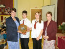 The winning house shield was presented by Mrs Whiteman to the captains of Merrick