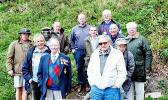 Jimmy Fergusson front left with some of the Shore Boys