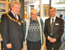 William Cuthbert, last Provost of Maybole! Pictured here with Provost Gordon  McKenzie of South Ayrshire Council.