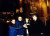Switching on the lights, Alex Kelly, David Kiltie, Isobel Seymour and Alan Murray the .jpg (33112 bytes)