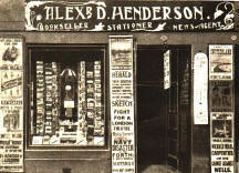 Henderson's sold many postcards of Maybole some of which can be seen in the store window and many of which can be found on the website.